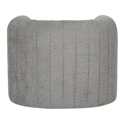 Armchair Riker Hm9682.01 Metal Frame-grey Boucle Fabric 92x74x69hcm.