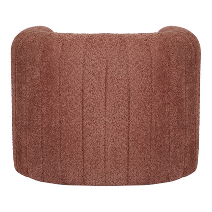 Armchair Riker Hm9682.02 Metal Frame-brick Red Boucle Fabric 92x74x69hcm.