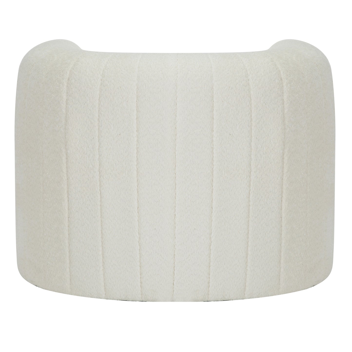 Armchair Riker Hm9682.04 Metal Frame-white Boucle Fabric 92x74x69hcm.