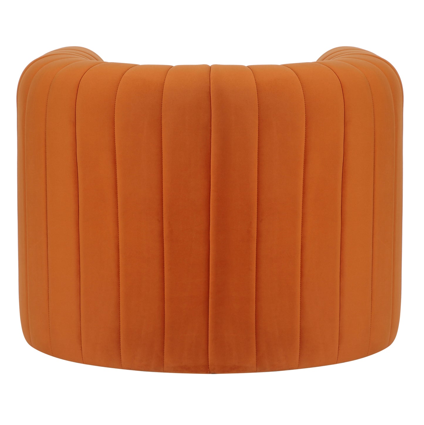 Armchair Riker Hm9682.05 Metal Frame-orange Velvet 92x74x69hcm.