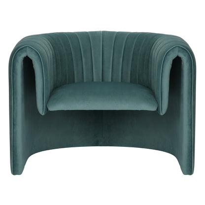 Armchair Riker Hm9682.06 Metal Frame-mint Velvet 92x74x69hcm.