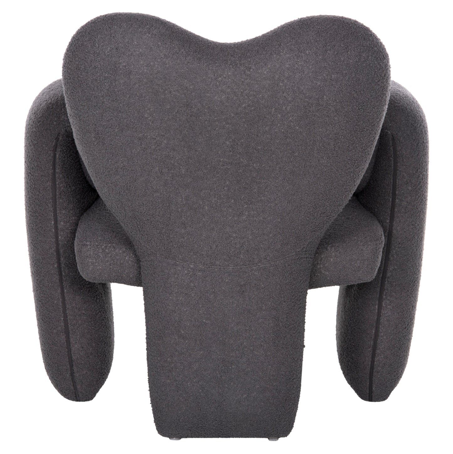 Dining Armchair Hartt Hm9777.01 Grey Teddy Fabric 84x74x87hcm.