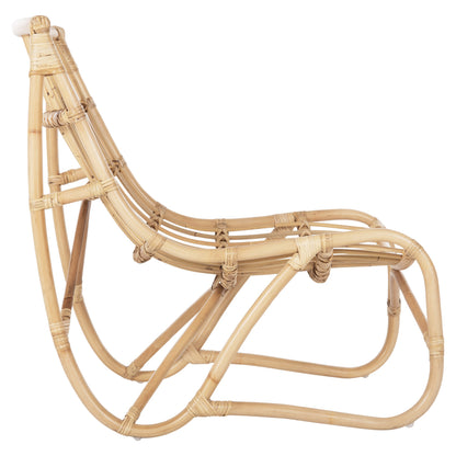 Armchair Grinn Hm9815.01 Rattan Rods In Natural Color 56.5x73.5x79.5h Cm.