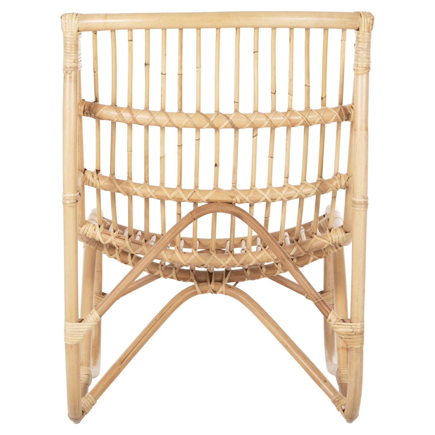 Armchair Grinn Hm9815.01 Rattan Rods In Natural Color 56.5x73.5x79.5h Cm.