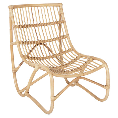 Armchair Grinn Hm9815.01 Rattan Rods In Natural Color 56.5x73.5x79.5h Cm.