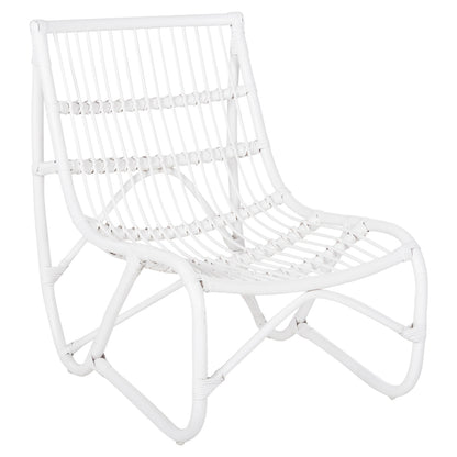 Armchair Grinn Hm9815.03 Rattan Rods In White Color 56.5x73.5x79.5h Cm.