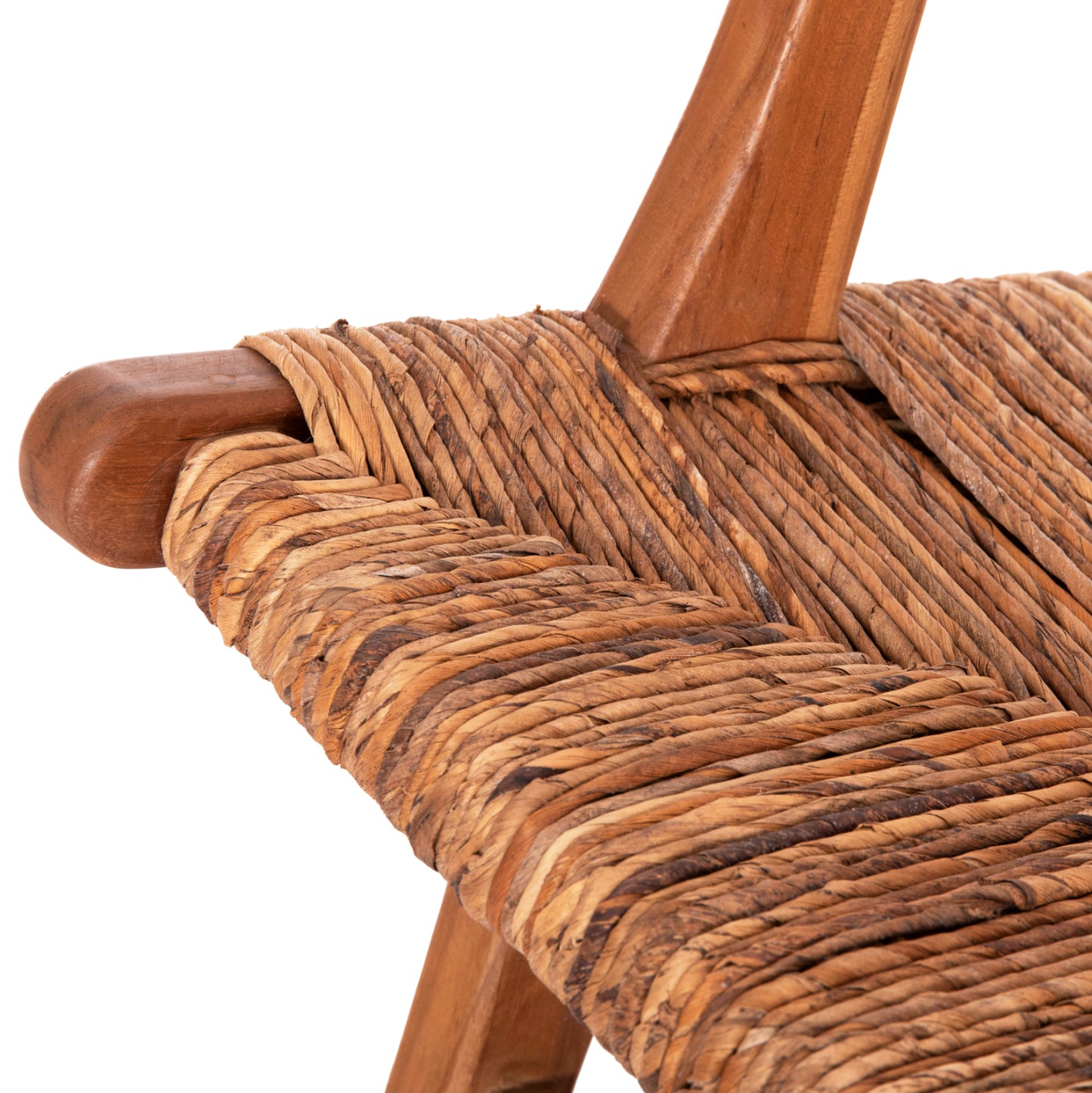 Armchair Tondo Hm9914 Teak Wood & Banana Rope Matting In Natural Color 69x74x68hcm.