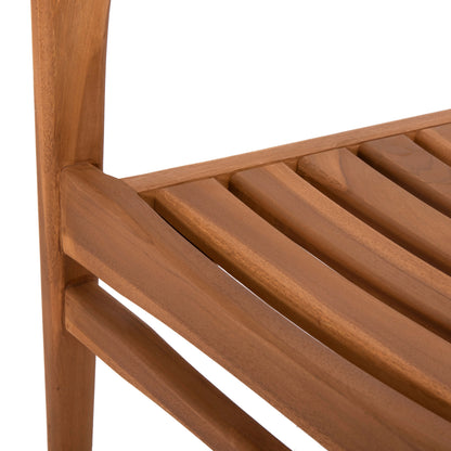 Armchair Bozzy Hm9935 Solid Teak Wood In Natural 58x61x80.5h