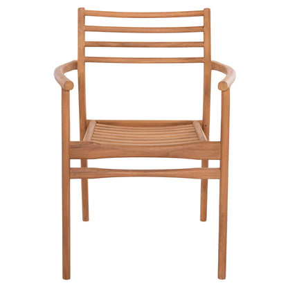 Armchair Moosen Hm9936 Solid Teak Wood In Natural 59x60x78.5h
