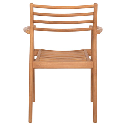 Armchair Moosen Hm9936 Solid Teak Wood In Natural 59x60x78.5h