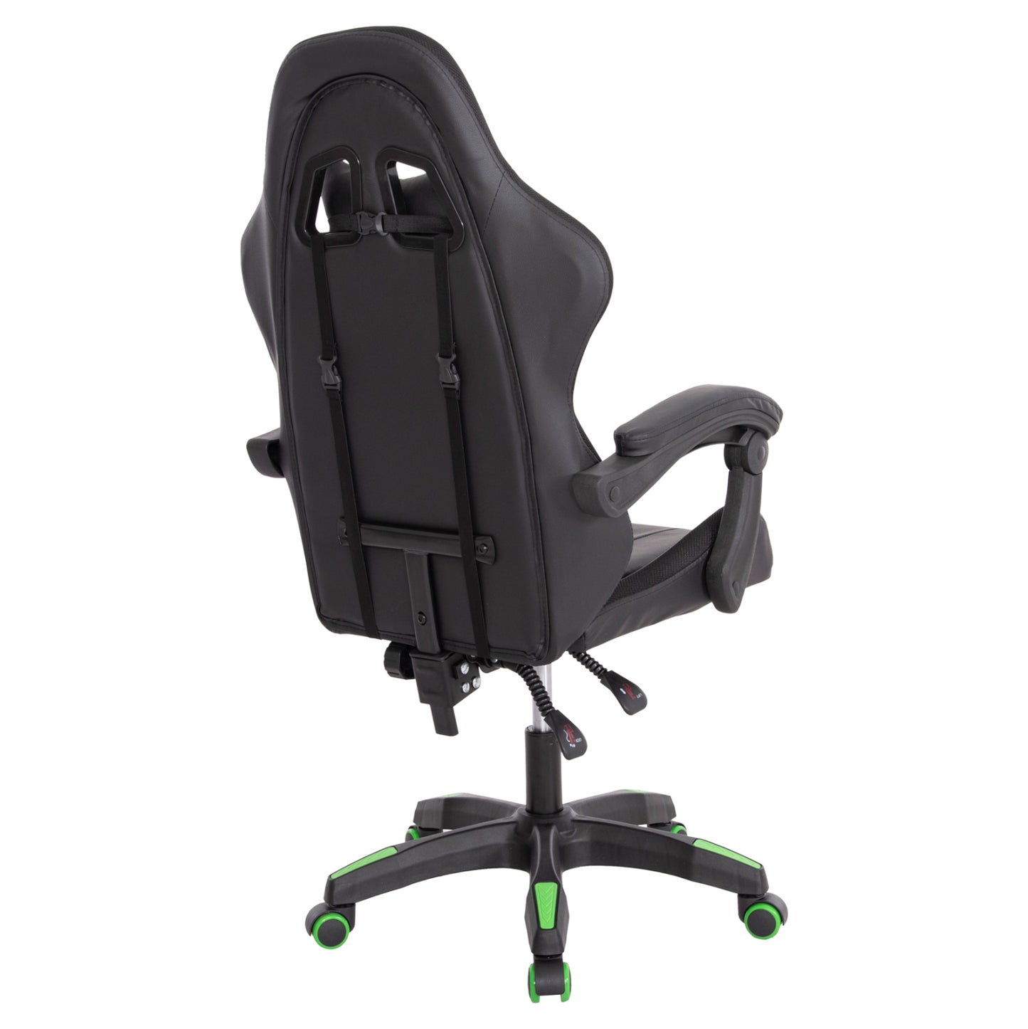 Gaming Armchair Darren Hm1203.03 Black-green Pvc 58.5x100x120hcm.