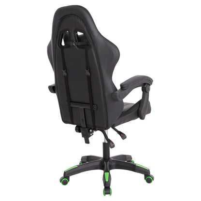 Gaming Armchair Darren Hm1203.03 Black-green Pvc 58.5x100x120hcm.