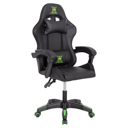 Gaming Armchair Darren Hm1203.03 Black-green Pvc 58.5x100x120hcm.