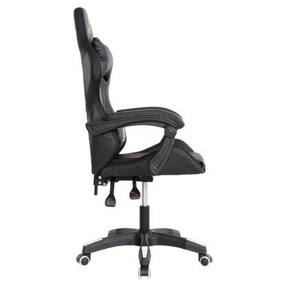 Gaming Armchair Darren Hm1203.04 Black-white Pvc 58.5x100x120hcm.