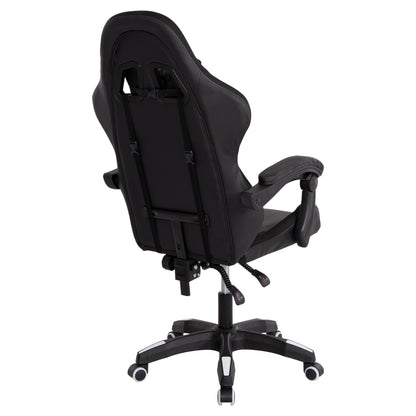 Gaming Armchair Darren Hm1203.04 Black-white Pvc 58.5x100x120hcm.