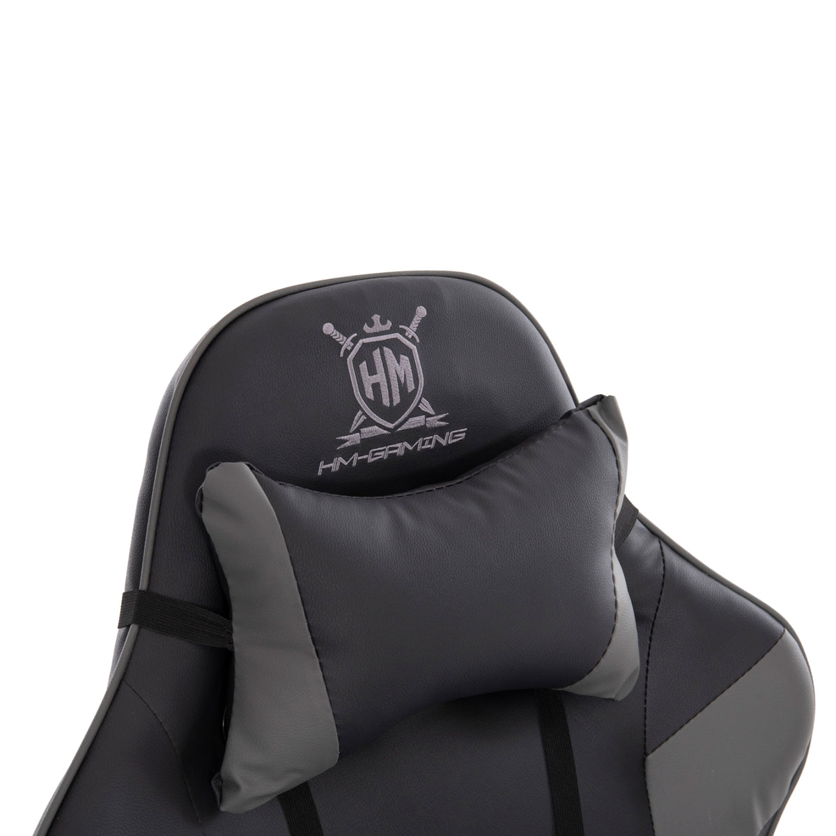 Gaming Armchair Darren Hm1203.10 Black-grey Pvc 60x60x120hcm.