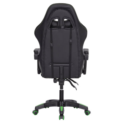Gaming Armchair Loot Hm1204 Black-green Pvc 60x60x120hcm.
