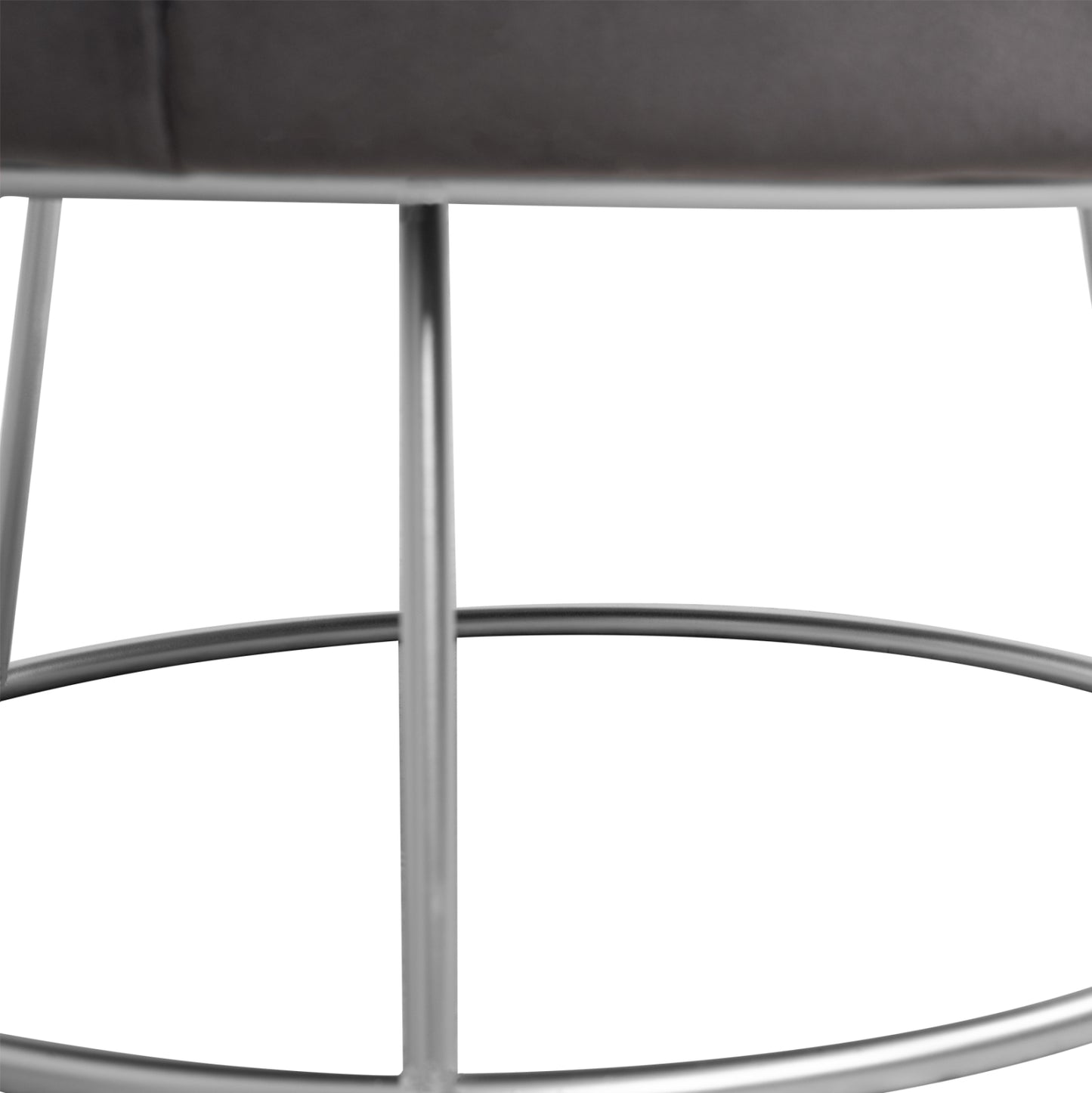 Armchair Arien Hm8403.01,velvet Grey,silver Base 80x75x82cm