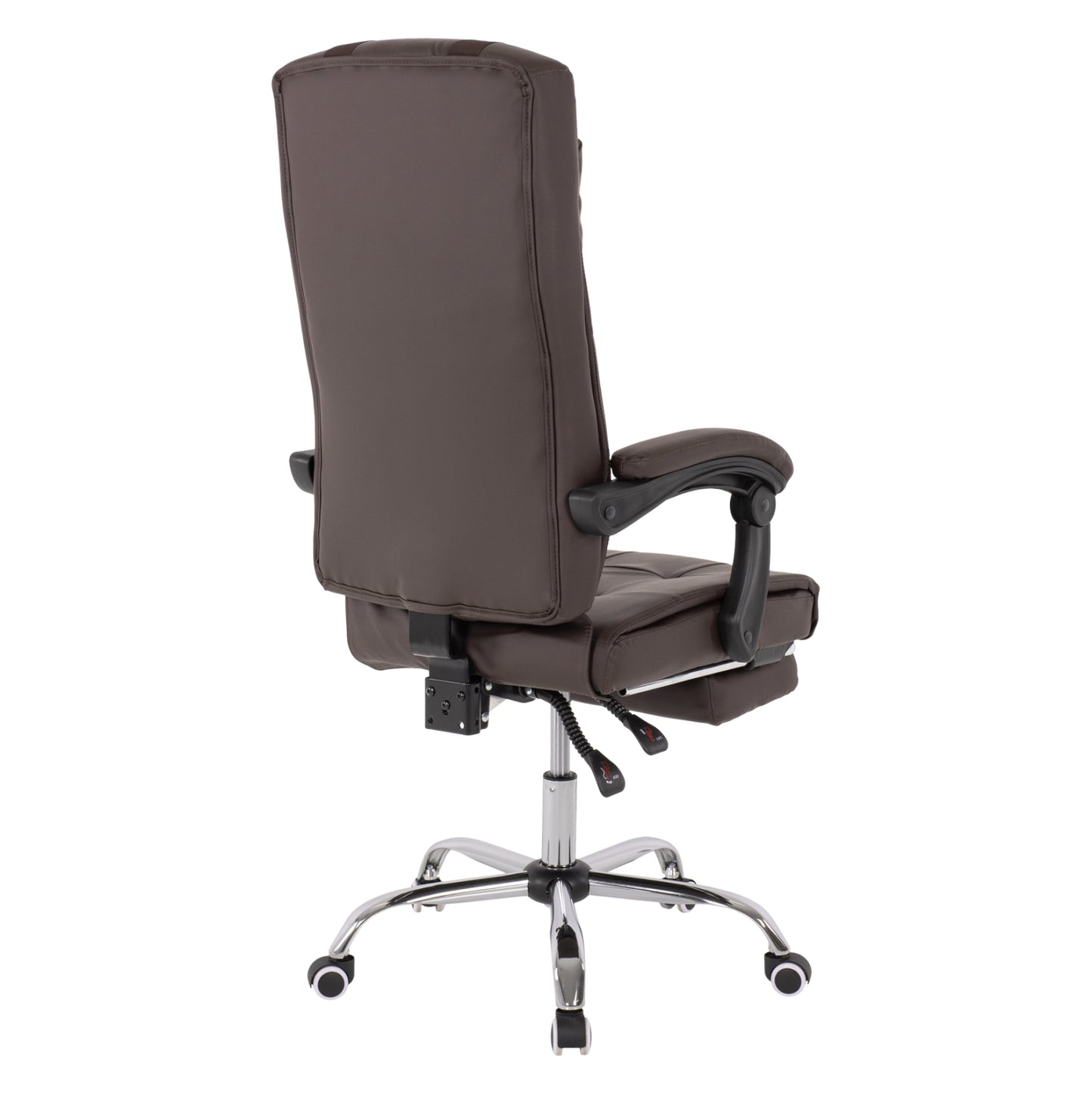 Executive Office Chair Hm1057.19 Brown With Folding Footrest 58x71x128hcm.
