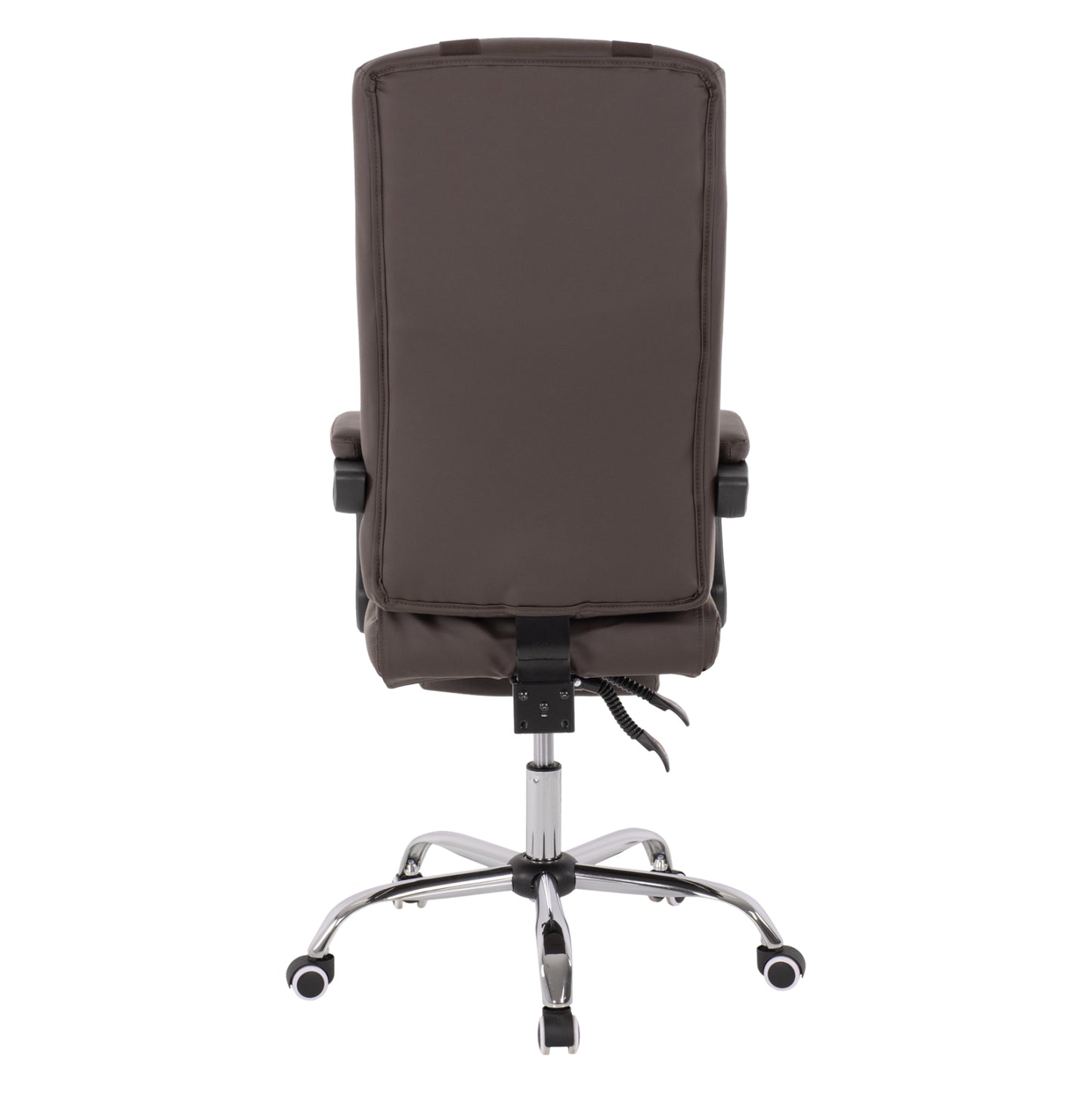 Executive Office Chair Hm1057.19 Brown With Folding Footrest 58x71x128hcm.