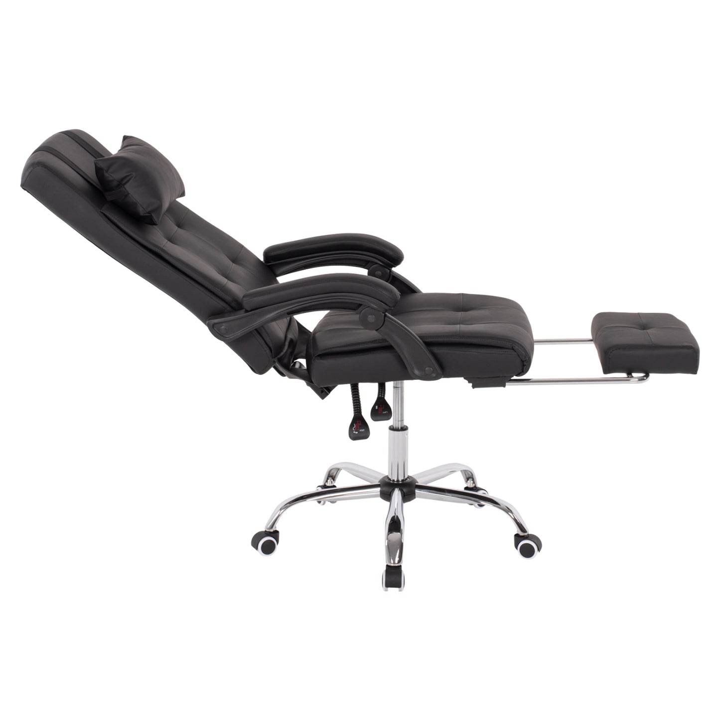 Executive Office Chair Hm1057.11 Black With Folding Footrest 58x71x128hcm.