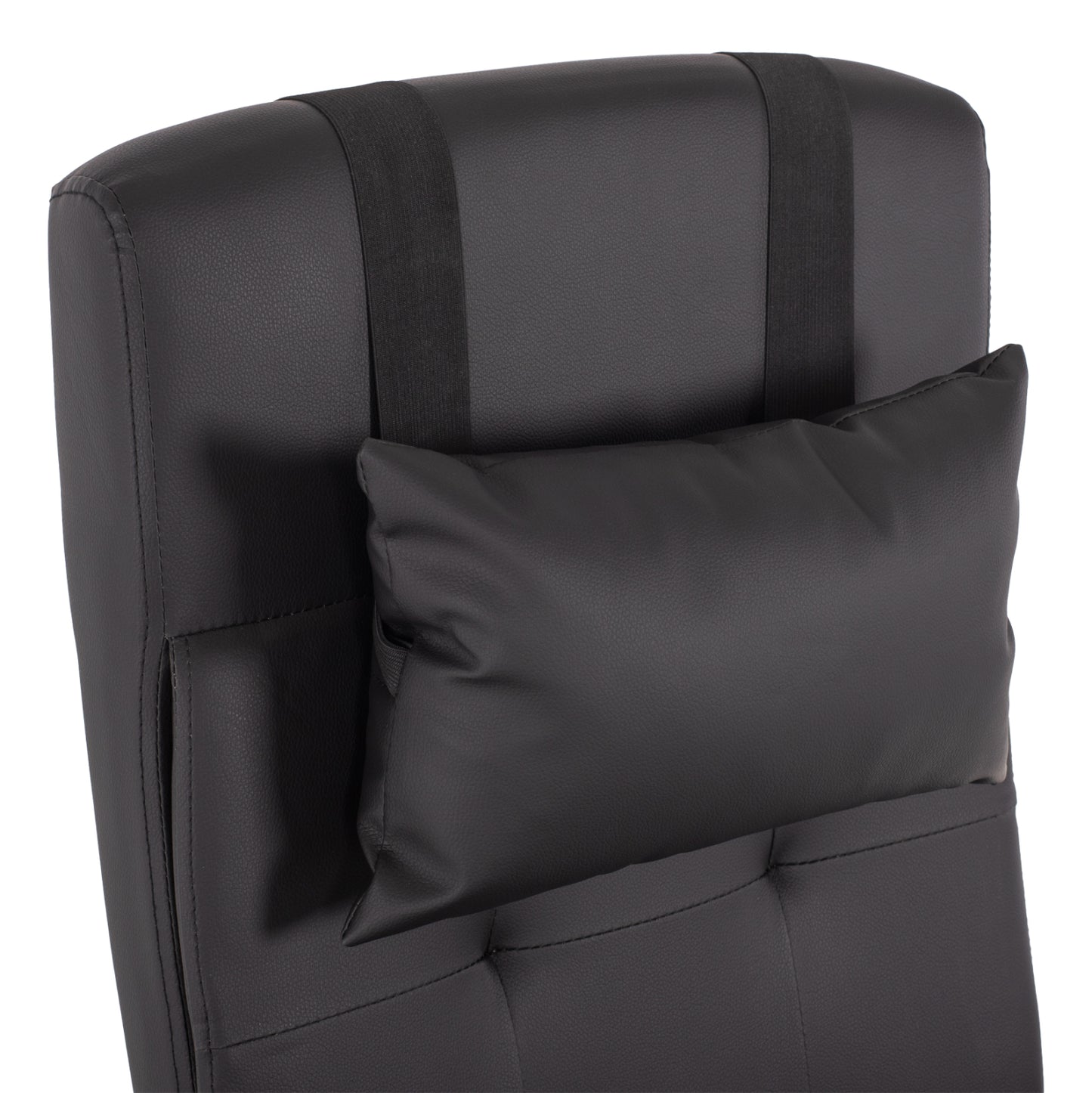 Executive Office Chair Hm1057.11 Black With Folding Footrest 58x71x128hcm.