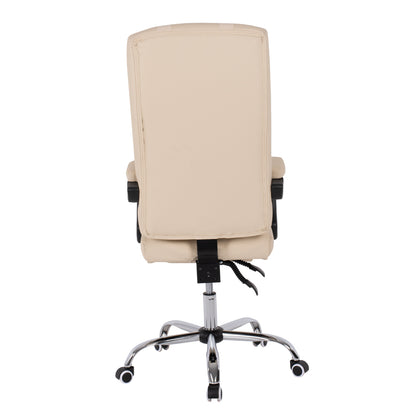 Executive Office Chair Hm1057.12 Beige With Folding Footrest 58x71x128hcm.