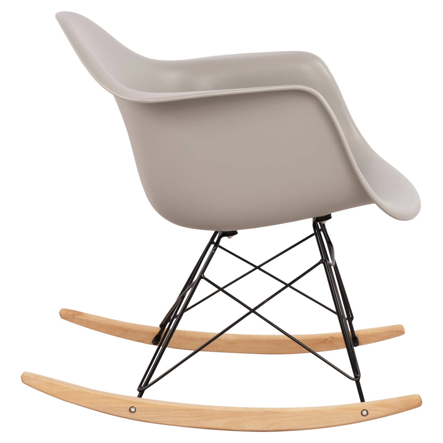 Hm0035.20 Rocking Armchair, Seat Grey-black Frame, 61x71x64cm