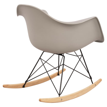 Hm0035.20 Rocking Armchair, Seat Grey-black Frame, 61x71x64cm
