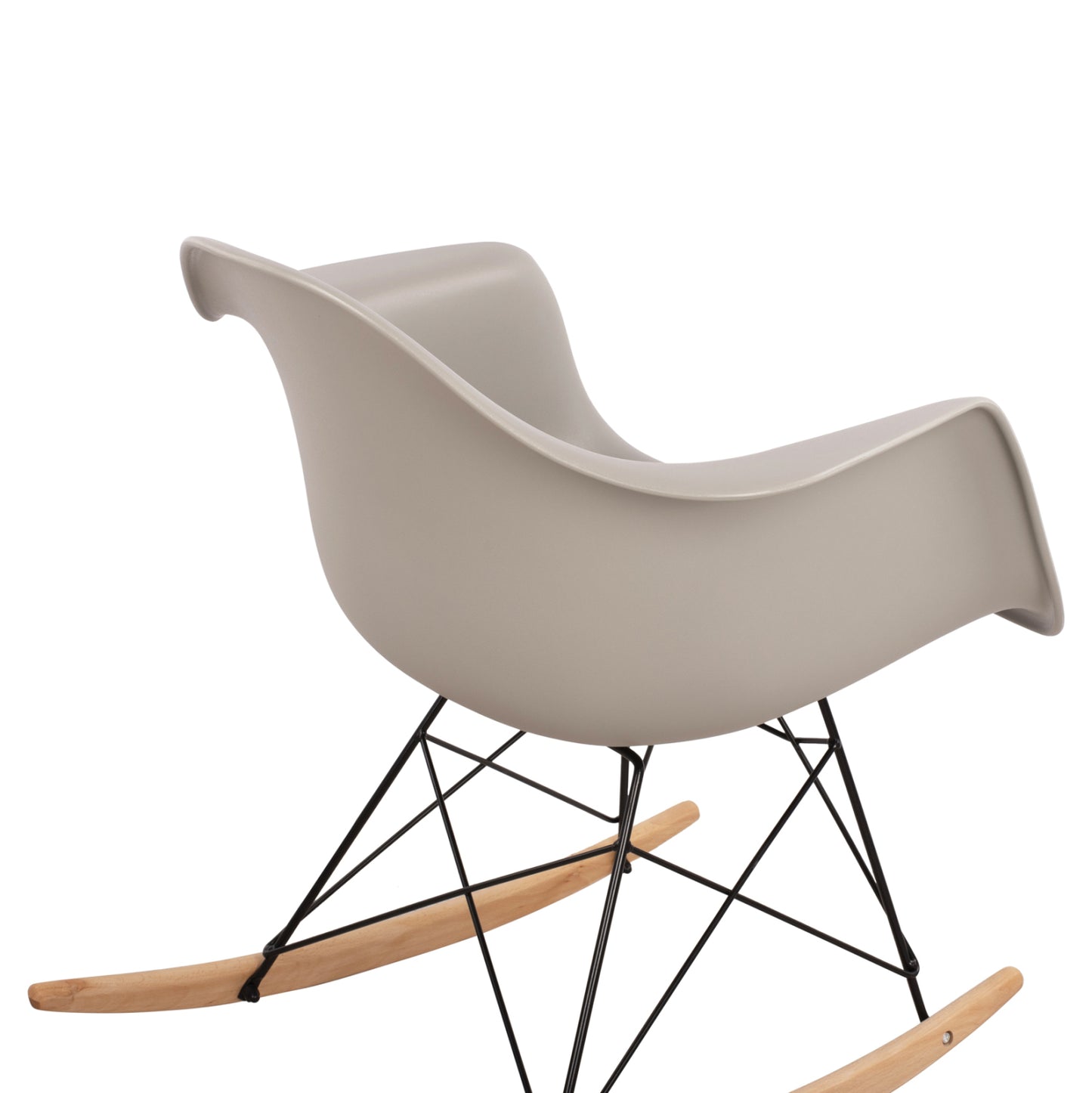 Hm0035.20 Rocking Armchair, Seat Grey-black Frame, 61x71x64cm