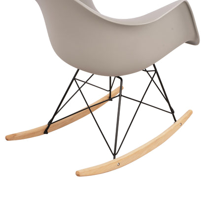 Hm0035.20 Rocking Armchair, Seat Grey-black Frame, 61x71x64cm