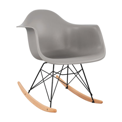 Hm0035.20 Rocking Armchair, Seat Grey-black Frame, 61x71x64cm