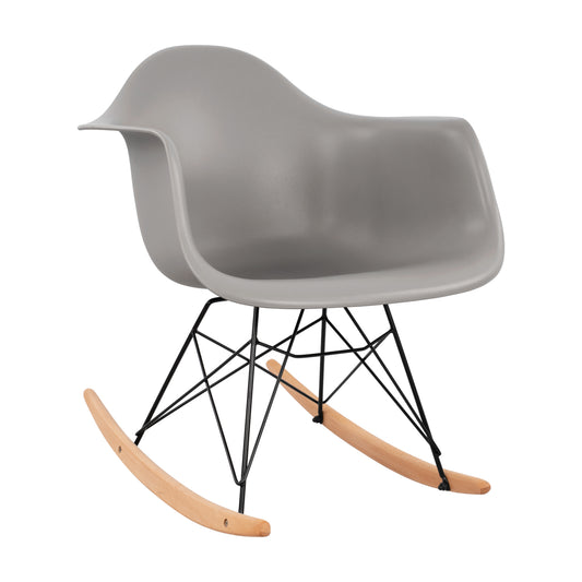 Hm0035.20 Rocking Armchair, Seat Grey-black Frame, 61x71x64cm