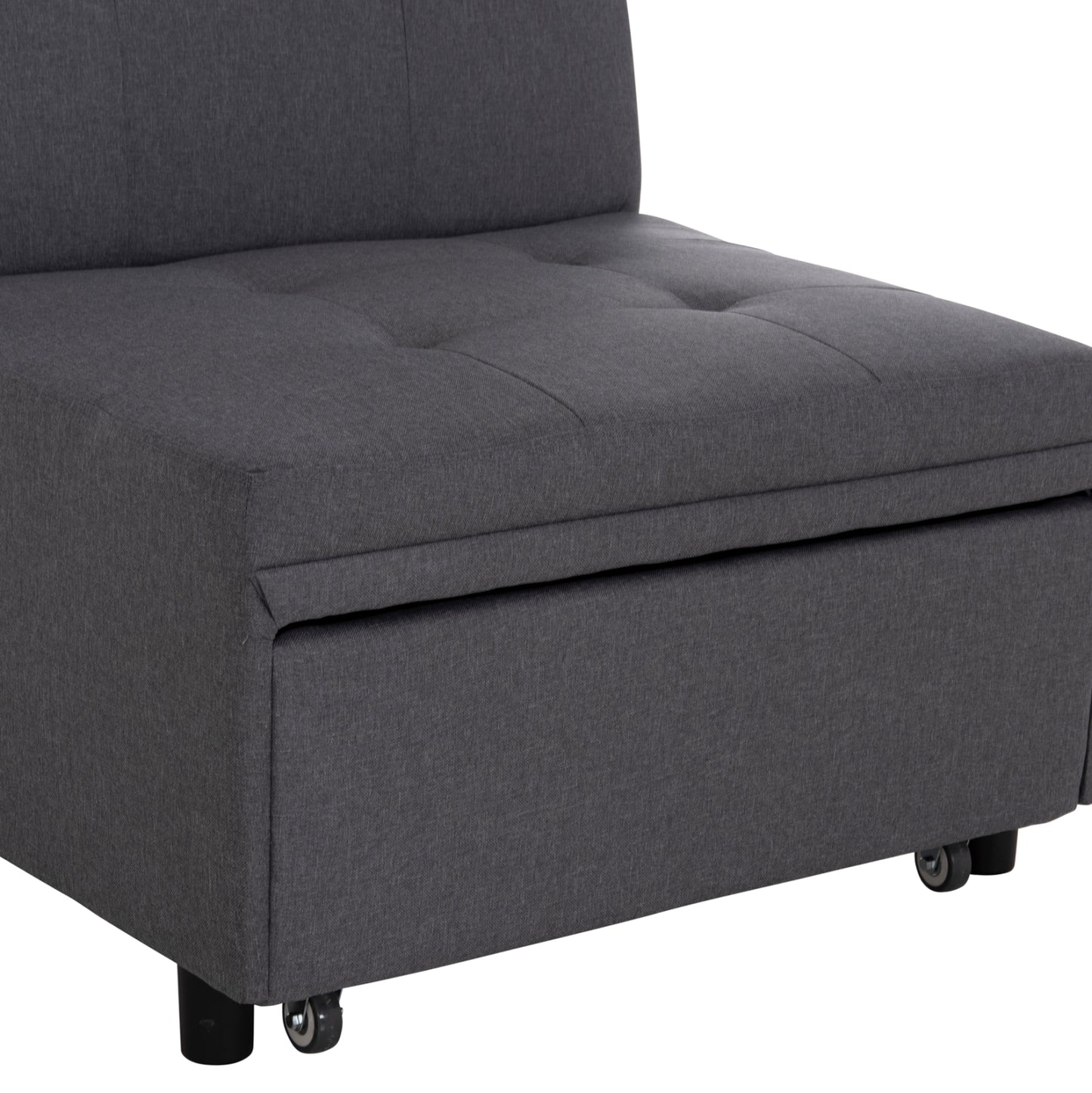 Lounge Chair-bed Libre Hm3295.01 Grey Fabric 75x106x87hcm.