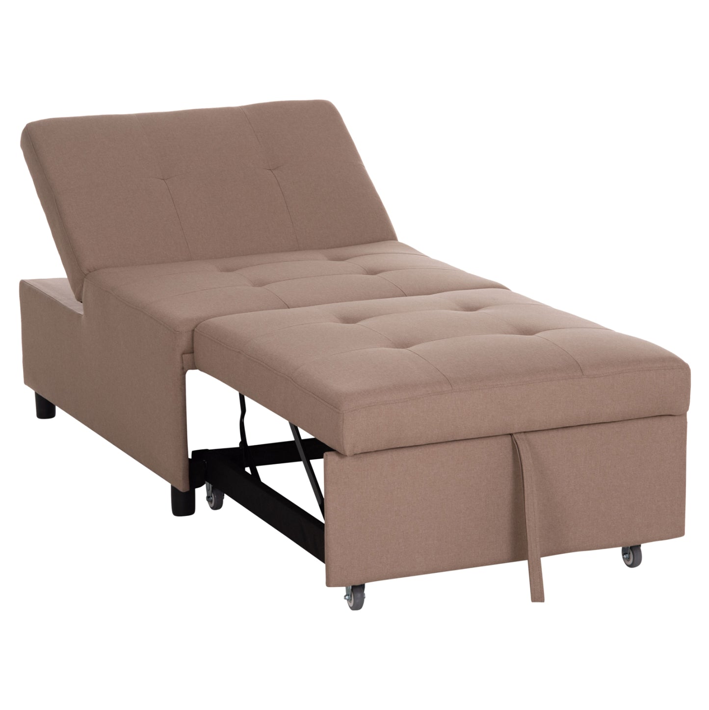 Lounge Chair-bed Libre Hm3295.03 Beige Fabric 75x106x87hcm.