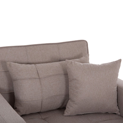 Armchair-bed Mero Hm3306.03 Beige Fabric 100x90x83hcm.