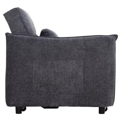 Armchair-bed Oryn Hm3307.01 Grey Fabric 85x88x78hcm.