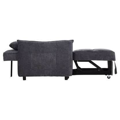 Armchair-bed Oryn Hm3307.01 Grey Fabric 85x88x78hcm.