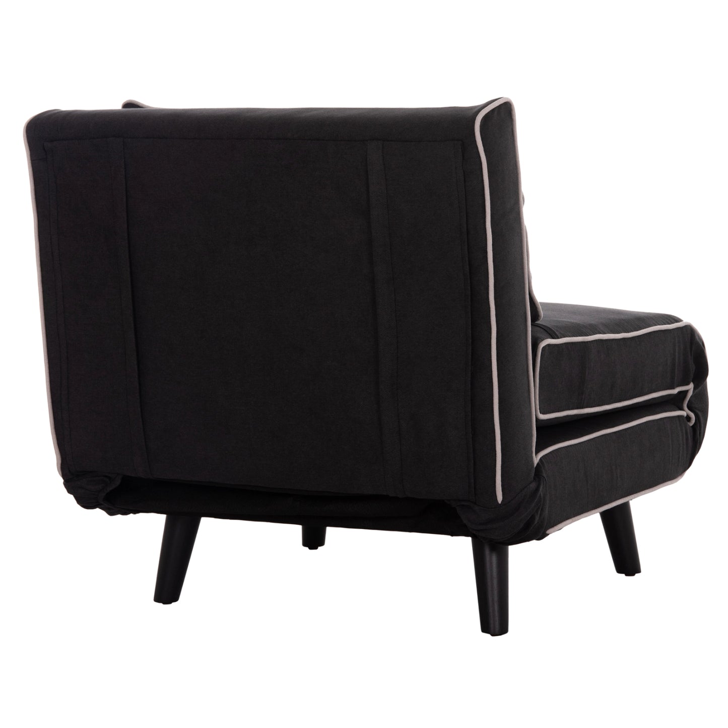 Armchair-bed Braxton Hm8425.03 Black Fabric 78x88x78hcm.