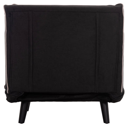 Armchair-bed Braxton Hm8425.03 Black Fabric 78x88x78hcm.