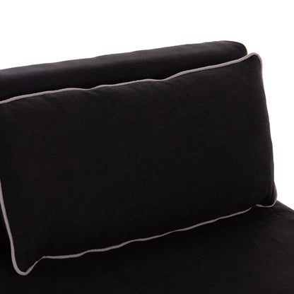 Armchair-bed Braxton Hm8425.03 Black Fabric 78x88x78hcm.