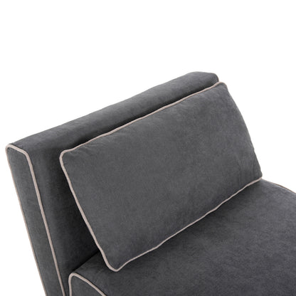 Armchair-bed Braxton Hm8425.10 Dark Grey Fabric 78x88x78hcm.