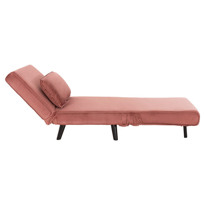 Armchair-bed Braxton Hm8425.22 Dusty Pink Velvet 78x88x78hcm.