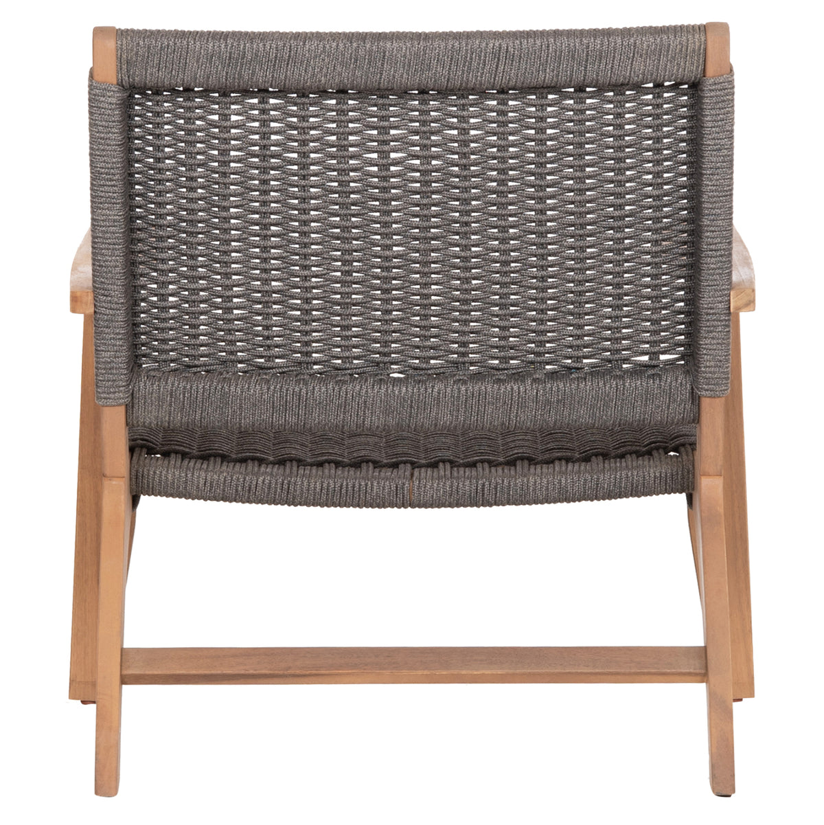 Lounge Armchair Monter Hm6241.02 Acacia Wood In Natural--grey Rope 63.5x60x69hcm.