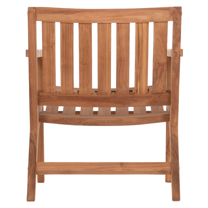 Lounge Armchair Arania Hm6617 Teak Wood In Natural 59x65x69hcm.