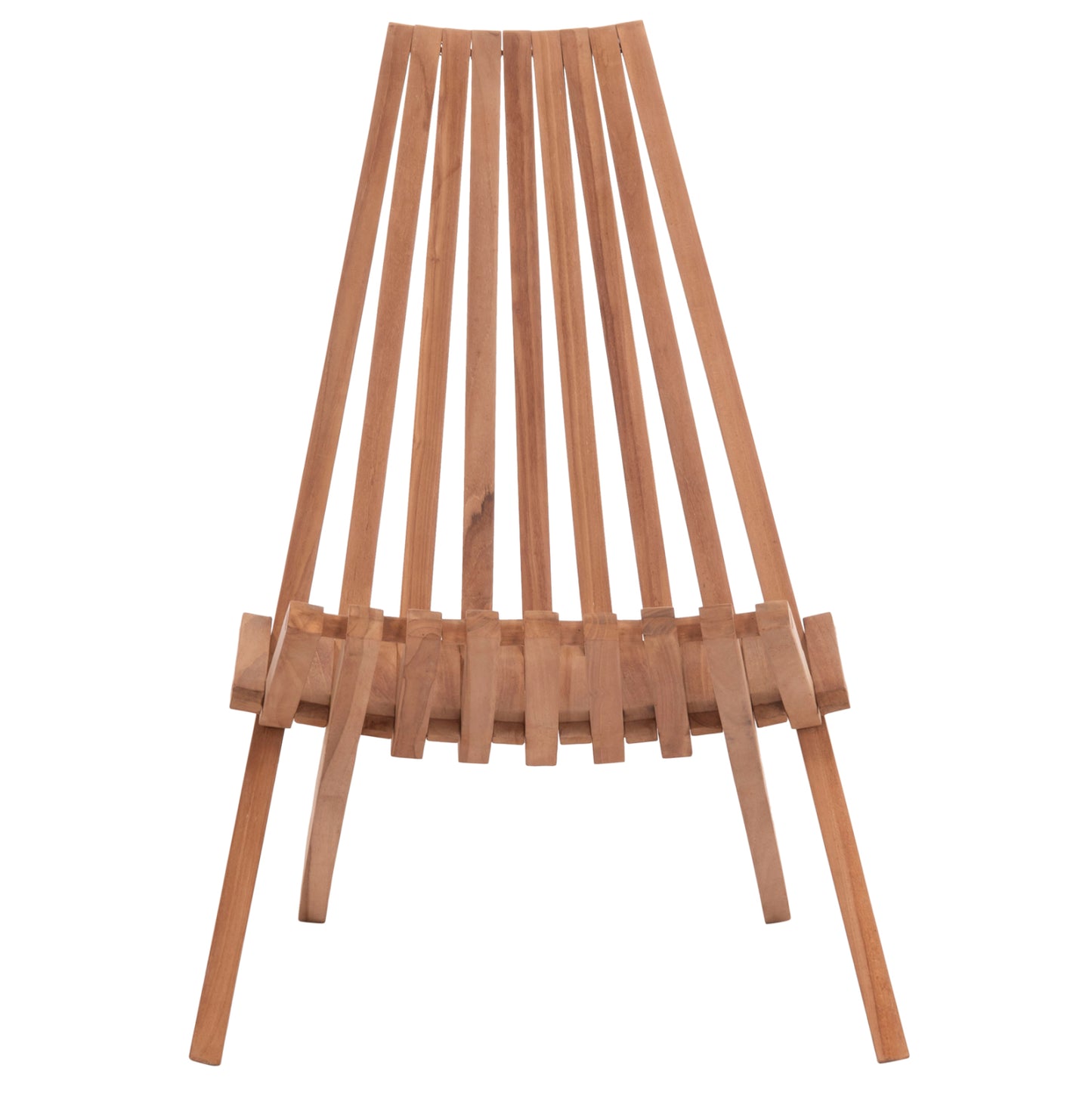Lounge Chair Foldable Shigao Hm18112 Teak Wood--natural Color 61x88.5x89hcm.