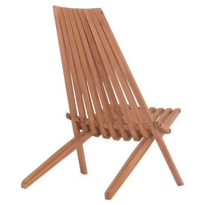 Lounge Chair Foldable Shigao Hm18112 Teak Wood--natural Color 61x88.5x89hcm.