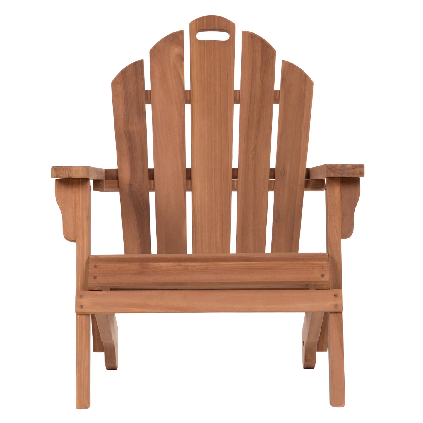 Lounge Armchair Foldable Skall Hm6619 Teak Wood In Natural Color 70.5x85x92hcm