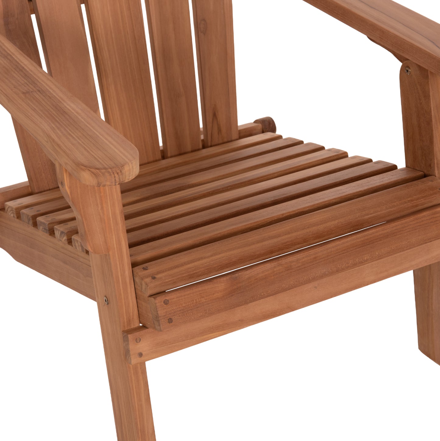 Lounge Armchair Foldable Skall Hm6619 Teak Wood In Natural Color 70.5x85x92hcm