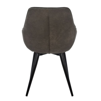 Armchair Mando Hm8006.10 With Grey Nubuck Fabric 60x60x84cm